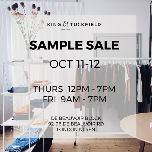 King and Tuckfield Sample Sale