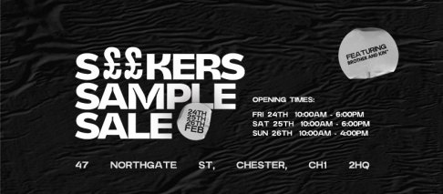 Seekers Sample Sale