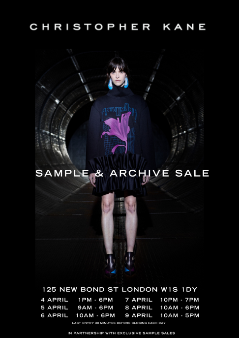 Christopher Kane Sample & Archive Sale