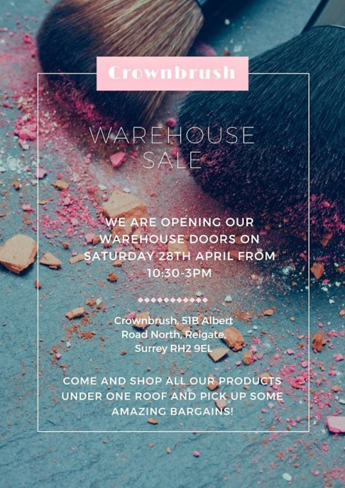 Crownbrush UK Warehouse Sale 