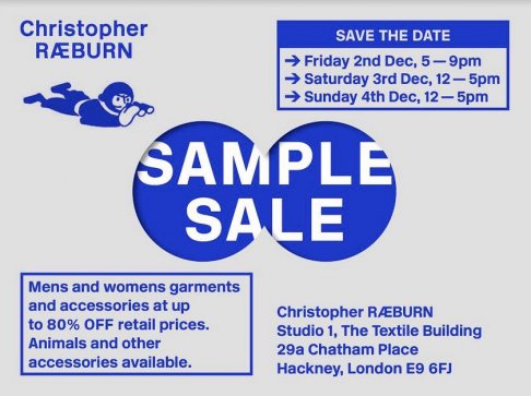 Christopher Raeburn Sample Sale