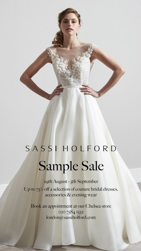 Sassi Holford Bridal Sample Sale
