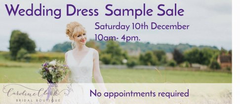 Sample Sale Caroline Clark Bridal Boutique