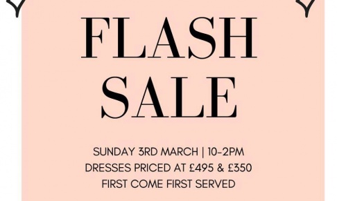 Turner and Pennell Bridal Gallery Flash Sample Sale