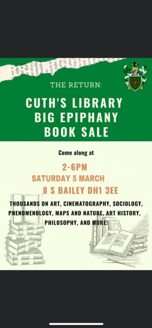 Cuth's Library Big Epiphany Book Sale