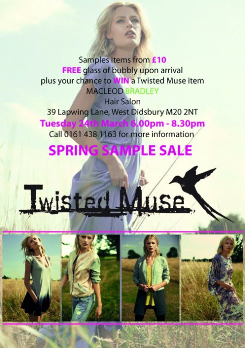Twisted Muse Spring sample sale