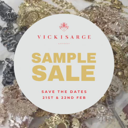 ANNUAL VICKISARGE SAMPLE SALE RETURNS