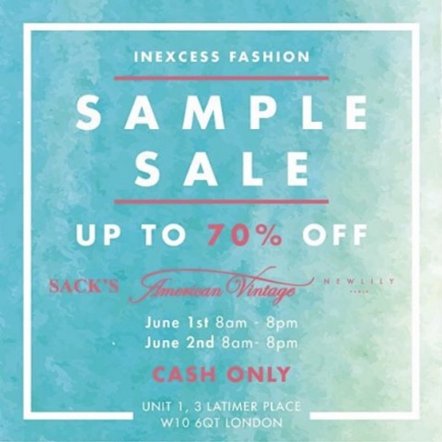 Inexcess Fashion Sample Sale