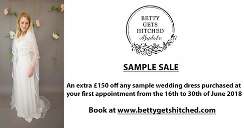 Betty Gets Hitched sample sale