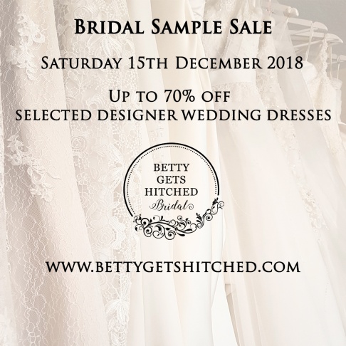 Betty Gets Hitched bridal sample sale