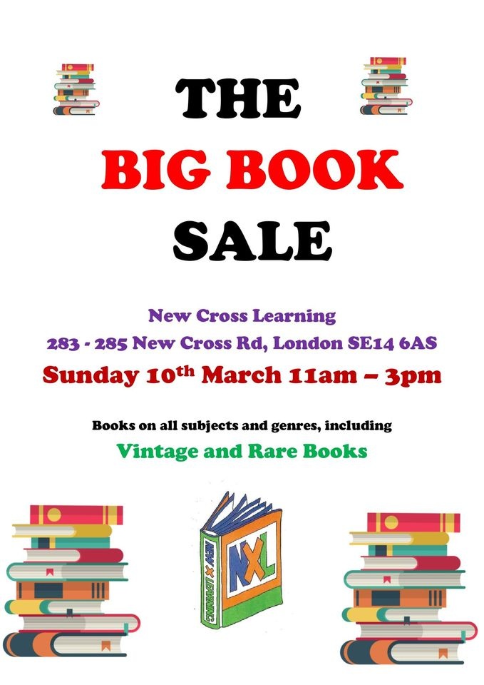 New Cross Learning Big Book Sale