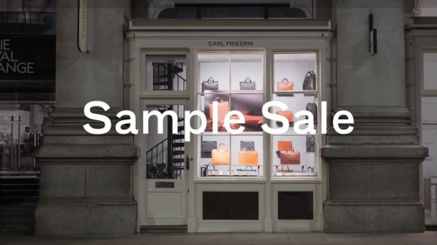 Carl Friedrik Sample Sale
