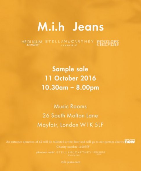 M.i.h Jeans, Penelope Chilvers and Bendon Sample Sale