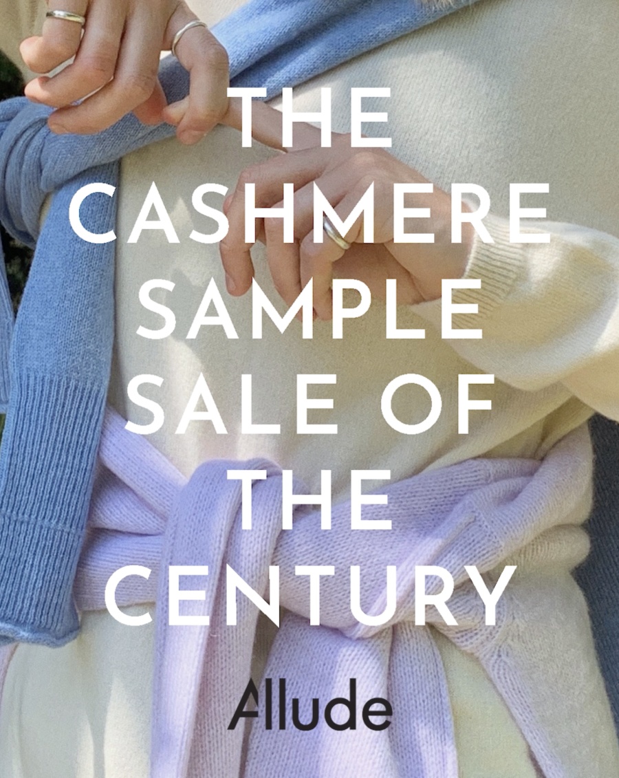 Allude Cashmere Sample Sale