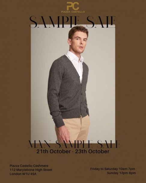 Piazza Castello Showroom Sample Sale