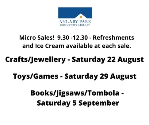  Anlaby Park Community Library Micro Sale
