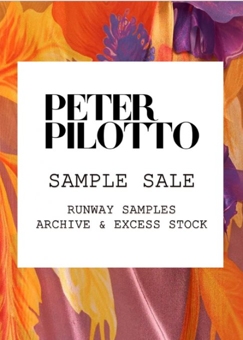 Peter Pilotto Sample Sale