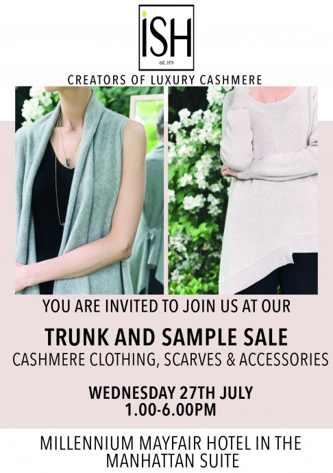 iSH Cashmere Clothing and Accessories Sale