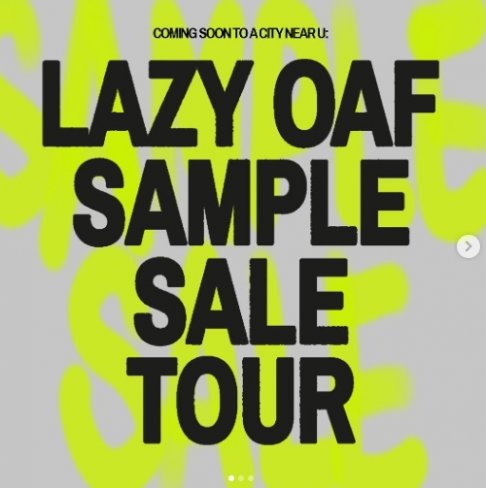 Lazy Oaf Sample Sale