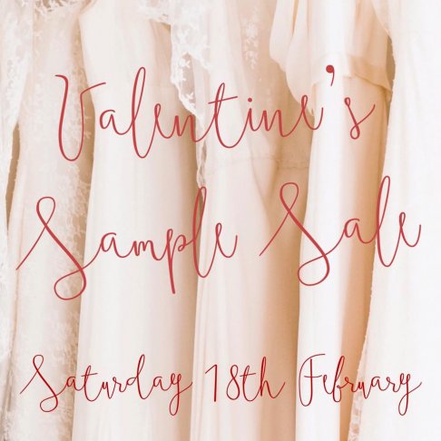 Sample Sale Emma Victoria Payne Bridalwear 