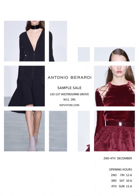 Antonio Berardi sample sale