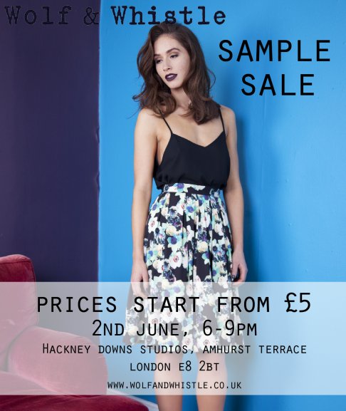Wolf & Whistle sample sale