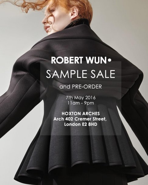 Robert Wun sample sale