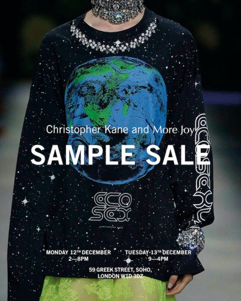 Christopher Kane Sample Sale