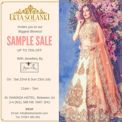 Ekta Solanki Sample Sale