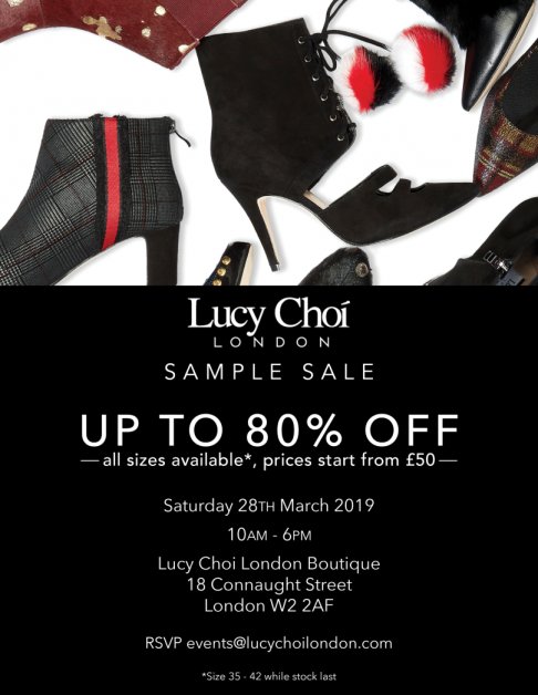 Lucy Choi London Footwear Sample Sale