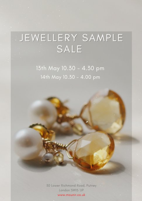 Mounir London Jewellery Sample Sale
