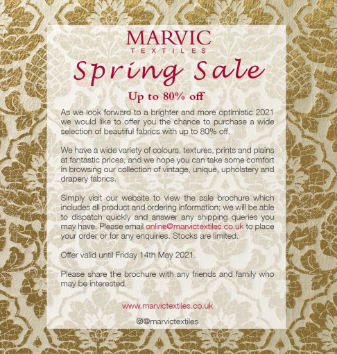 Marvic Spring 2021 Sale