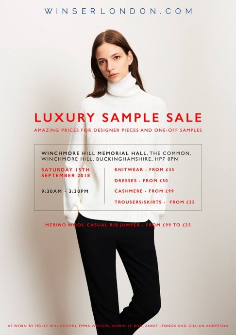 Winser London Sample Sale