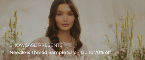 Needle and Thread Sample Sale