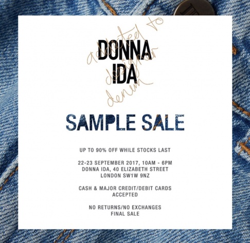 Donna Ida Sample Sale