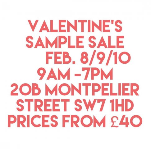 Sample Sale Alexander Lewis