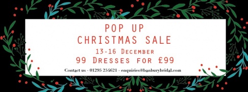 Banbury Bridal Pop Up Christmas Sale
