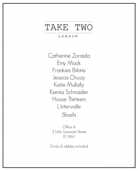 Take Two London Sample Sale
