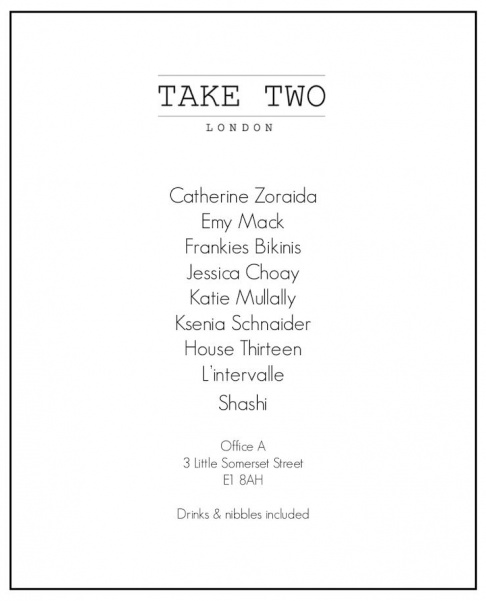 Take Two London Sample Sale