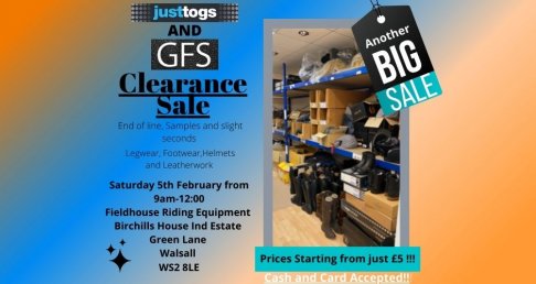 JUST TOGS and GFS Clearance Sale