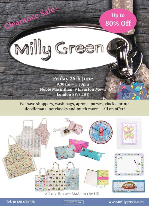 Milly Green Clearance Sale