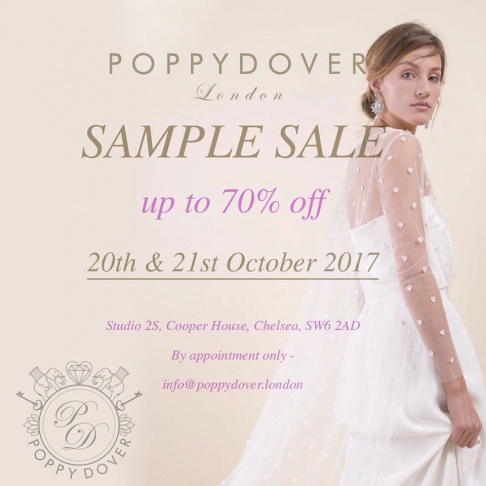 Poppy Dover Bridal Sample Sale