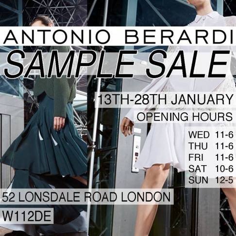 Antonio Berardi Sample Sale