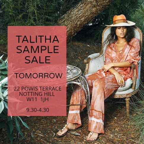 TALITHA Sample Sale