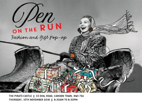 Pen on the Run fashion & gift pop-up sale