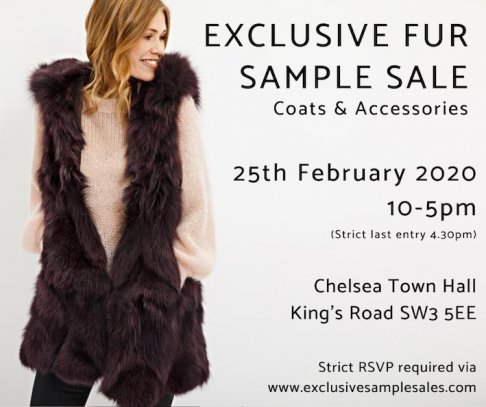 Exclusive Fur Sample Sale