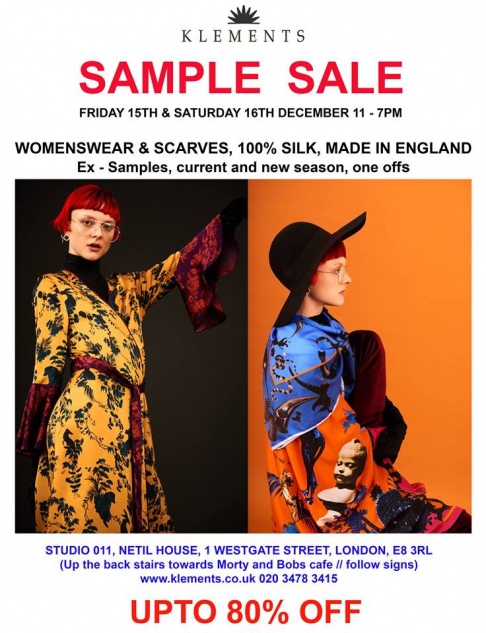 Klements Sample Sale