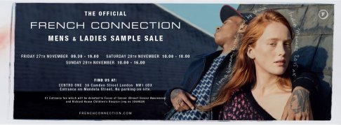 French Connection warehouse sale