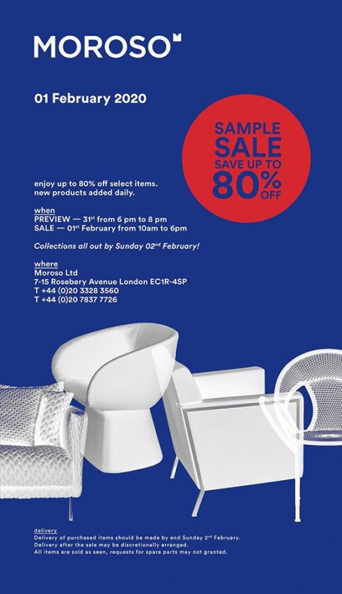 Moroso Sample Sale