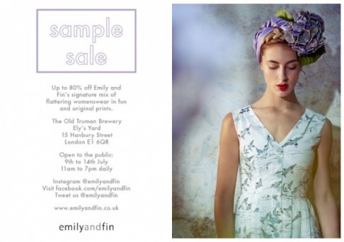 Emily and Fin Sample Sale 